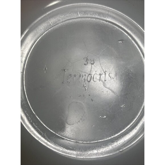 Termocrisa White Milk Glass Gold Trim Edge Saucers Plates Set of 4 - Picture 4 of 6